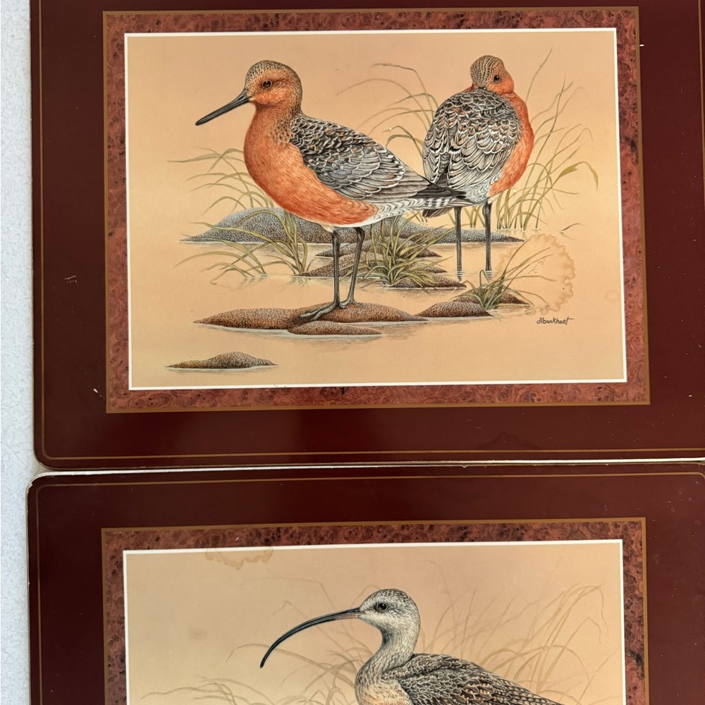 Vintage Pimpernel Water Fowl Placemats Set of 4